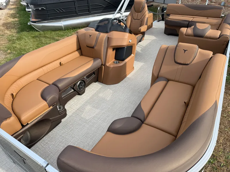 Slide: The Image of Tahoe LTZ CRB 2385 Cruise Rear Bench Pontoon $35995 2025 - 31