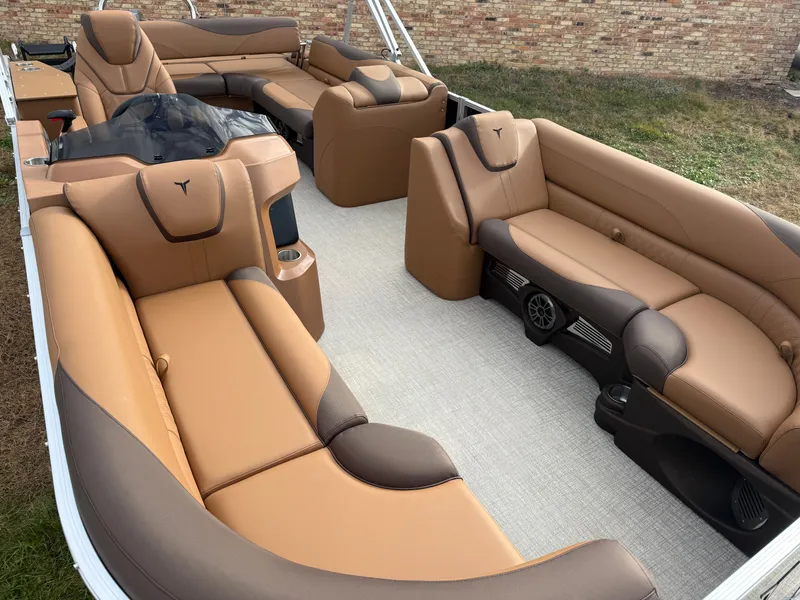 Slide: The Image of Tahoe LTZ CRB 2385 Cruise Rear Bench Pontoon $35995 2025 - 32