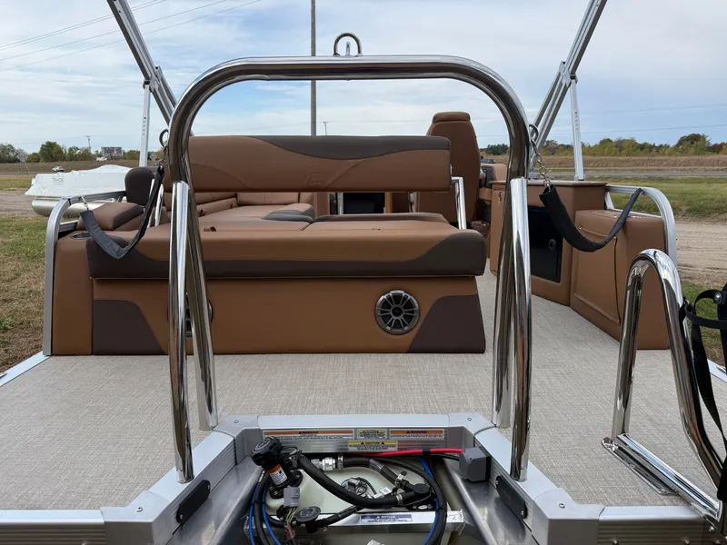 Slide: The Image of Tahoe LTZ CRB 2385 Cruise Rear Bench Pontoon $35995 2025 - 45