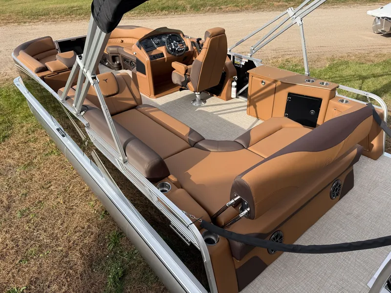 Slide: The Image of Tahoe LTZ CRB 2385 Cruise Rear Bench Pontoon $35995 2025 - 5