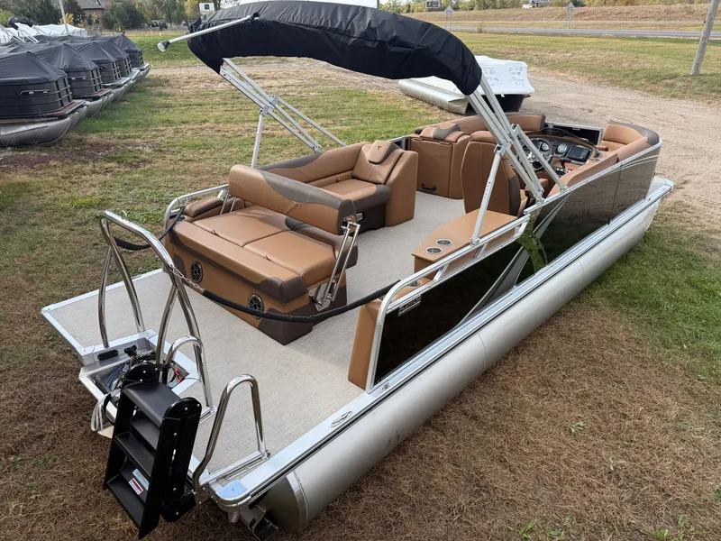 Slide: The Image of Tahoe LTZ CRB 2385 Cruise Rear Bench Pontoon $35995 2025 - 50