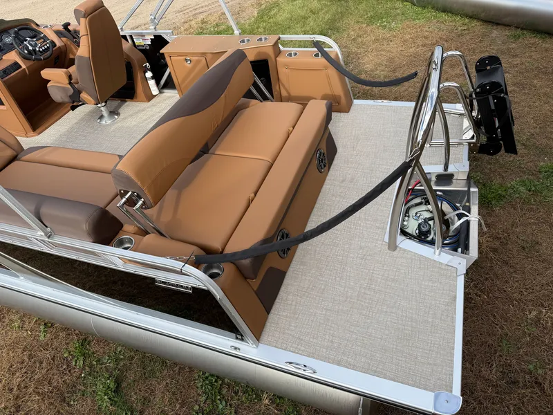 Slide: The Image of Tahoe LTZ CRB 2385 Cruise Rear Bench Pontoon $35995 2025 - 6