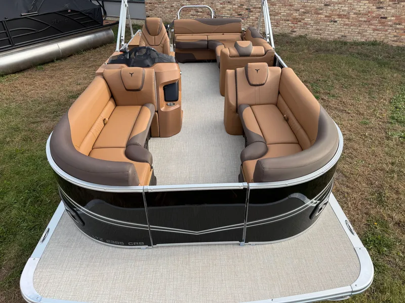 Slide: The Image of Tahoe LTZ CRB 2385 Cruise Rear Bench Pontoon $35995 2025 - 8