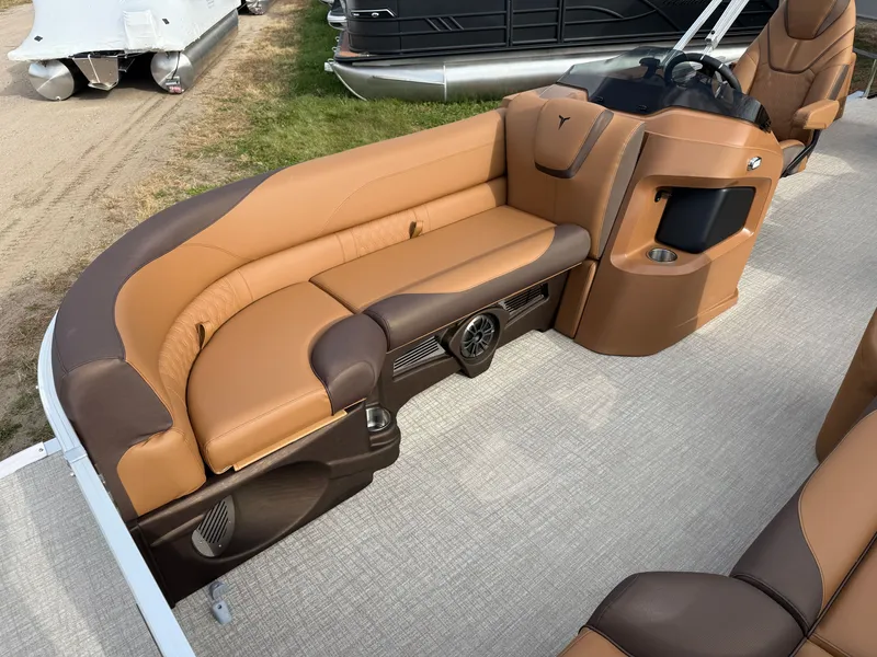 Slide: The Image of Tahoe LTZ CRB 2385 Cruise Rear Bench Pontoon $35995 2025 - 9