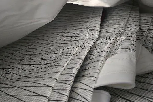 Slide: The Image of Close-up of Tartan T34c sailboat sail, 1978 model, with detailed stitching. - 35