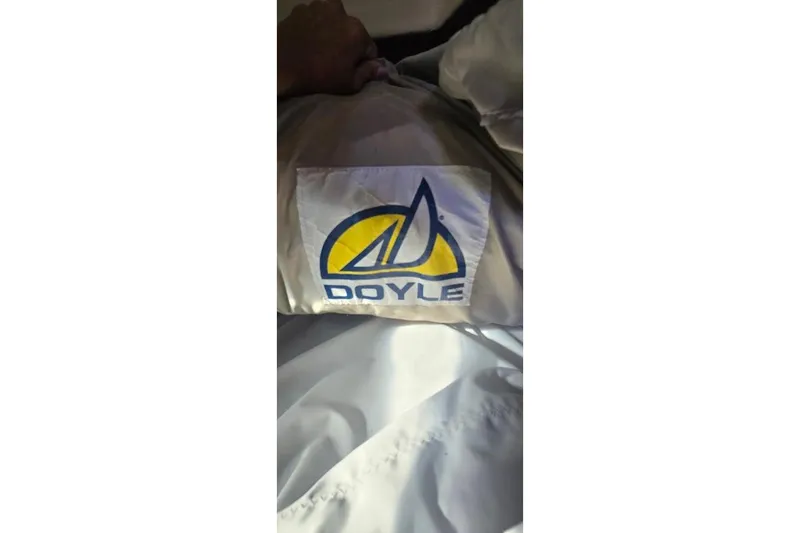 Slide: The Image of Sail with Doyle logo on a 1978 Tartan T34c yacht. - 36