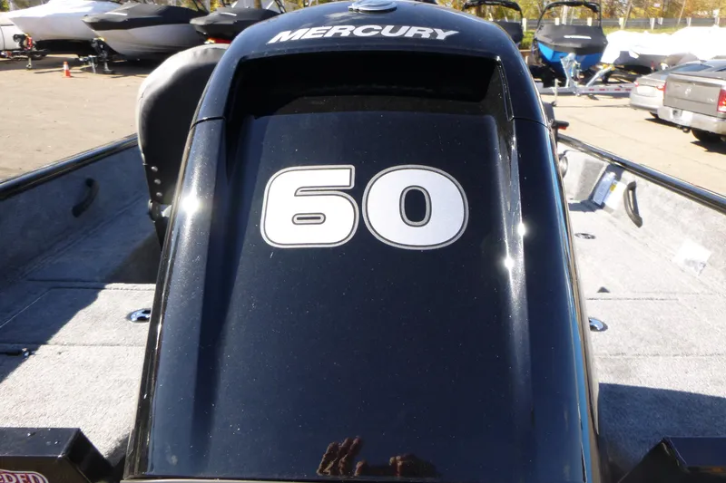 Slide: The Image of 2026 Tracker Pro Guide V-16 SC with Mercury 60 horsepower engine. - 13