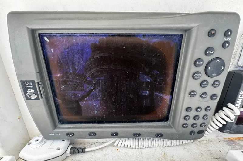 Slide: The Image of Garmin GPSmap 3210 marine navigation system on 2008 Sea Fox 287 CC boat. - 11