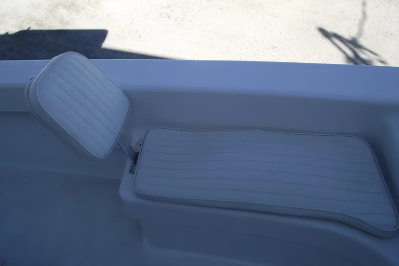 Slide: The Image of White cushioned seat on 2021 Savannah SS21 boat - 6