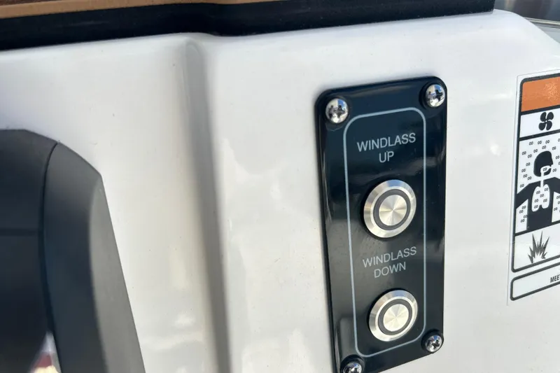 Slide: The Image of Windlass control panel on 2026 Sea Fox 228 Commander boat. - 23