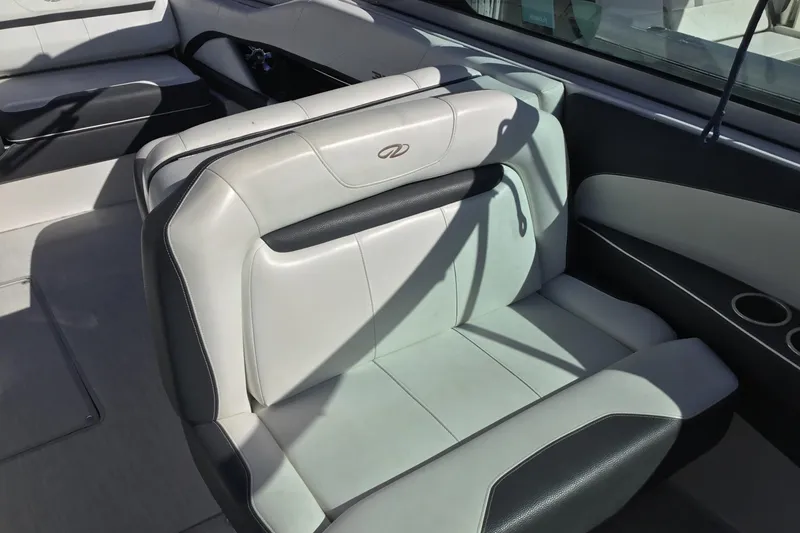 Slide: The Image of 2017 Regal 3200 Bowrider interior with luxurious seating and modern design. - 31