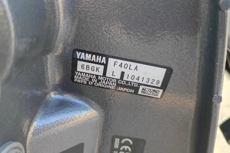 Slide: The Image of Yamaha motor label on G3 Gator Tough 16 FL, 2026 model. - 9