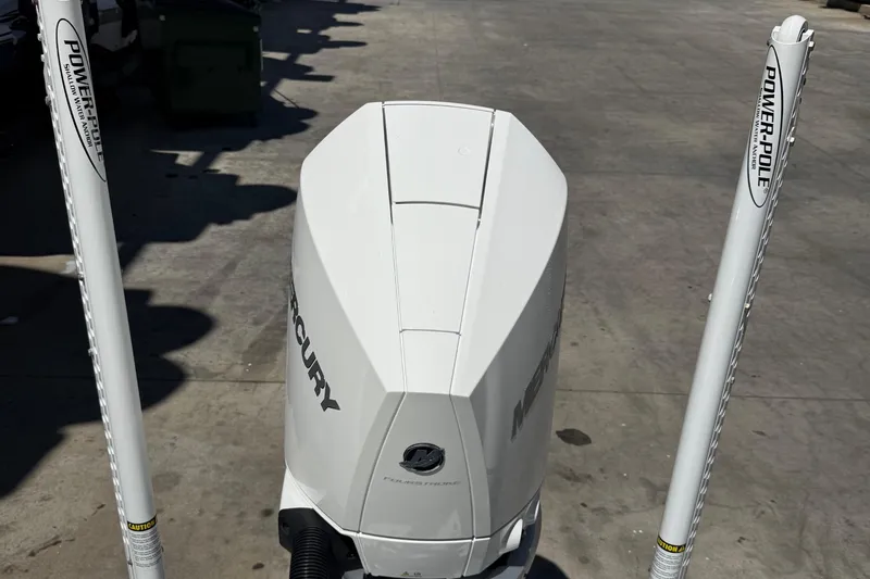 Slide: The Image of 2022 Dorado 25 Flat Deck with Mercury engine and Power-Pole anchors. - 55