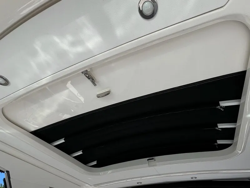 Slide: The Image of 2019 Sea Ray Sundancer 320 Outboard boat interior ceiling detail. - 38