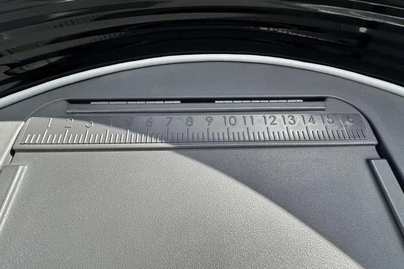 Slide: The Image of Interior of 2026 Bennington S 20 SF boat with seating and console. - 19