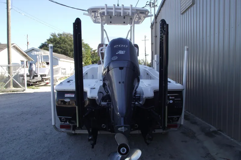 Slide: The Image of 2019 Sea Hunt BX 22 BR boat with powerful outboard motor. - 3