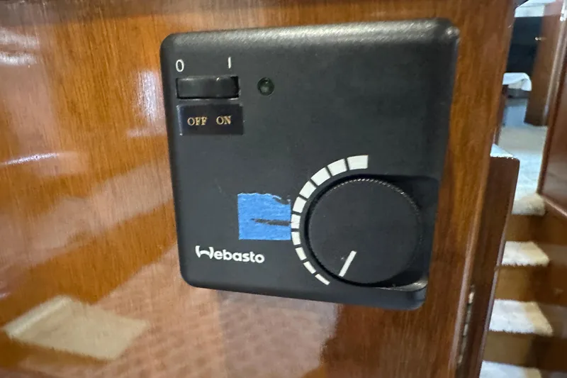 Slide: The Image of Webasto control panel on 1972 Tollycraft 42 Tri-Cabin yacht interior. - 50