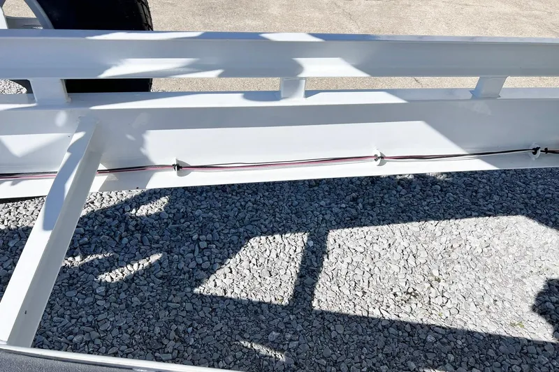 Slide: The Image of 1996 Baja .38 Special boat exterior with logo and fittings. - 113