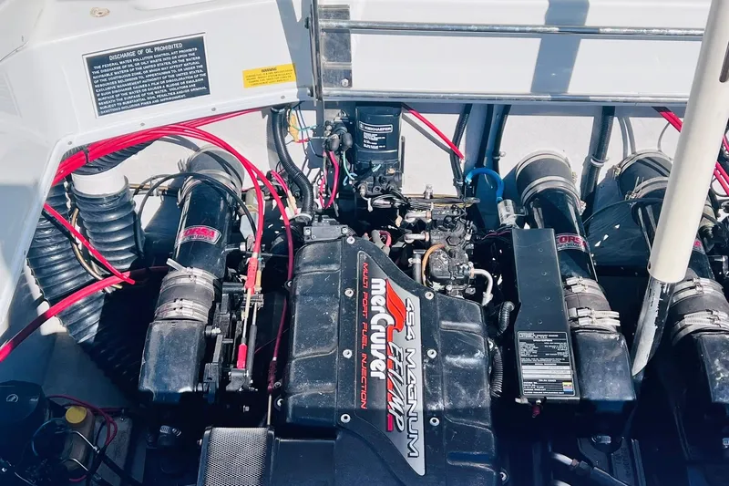 Slide: The Image of Engine components of a 1996 Baja .38 Special with Corsa Performance parts. - 85