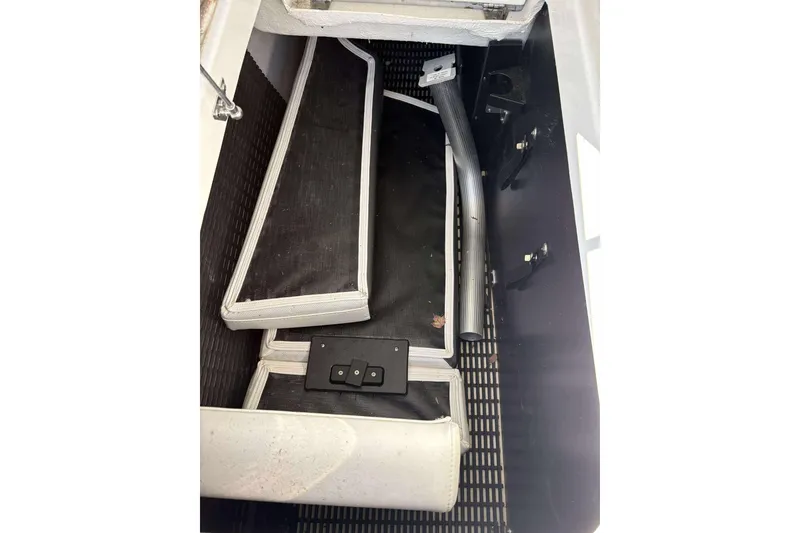 Slide: The Image of Interior storage compartment of 2023 Monterey 238SS Super Sport boat. - 17