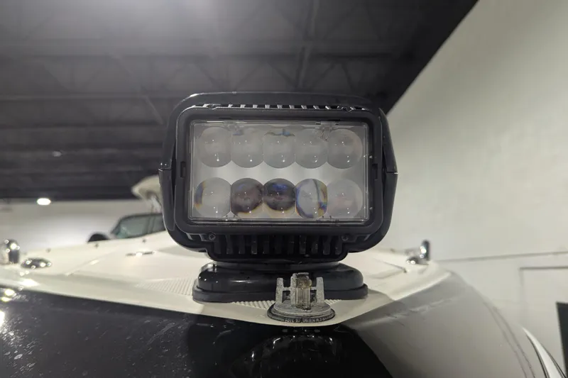 Slide: The Image of Close-up of a 2014 Formula 350 Crossover Bowrider's LED light on deck. - 43