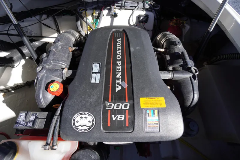 Slide: The Image of Volvo Penta 380 V8 engine in 2014 Chaparral 287 SSX boat. - 43
