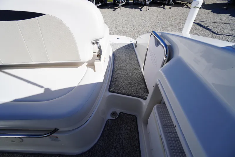 Slide: The Image of 2014 Chaparral 287 SSX boat interior with seating and non-slip flooring. - 47
