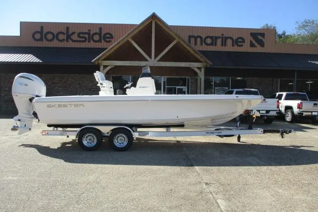 The Image of 2026 Skeeter SX2350 boat on trailer outside Dockside Marine dealership. - 0