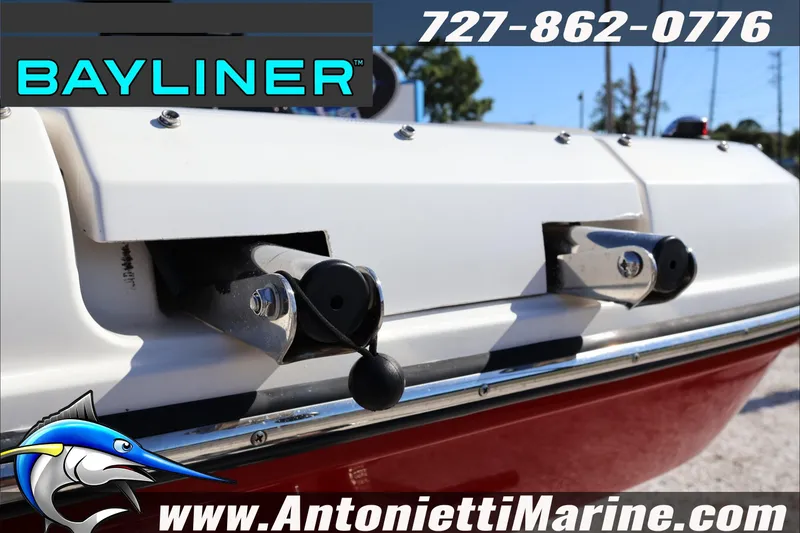 Slide: The Image of 2023 Bayliner DX 2000 boat detail at Antonietti Marine, contact 727-862-0776. - 38