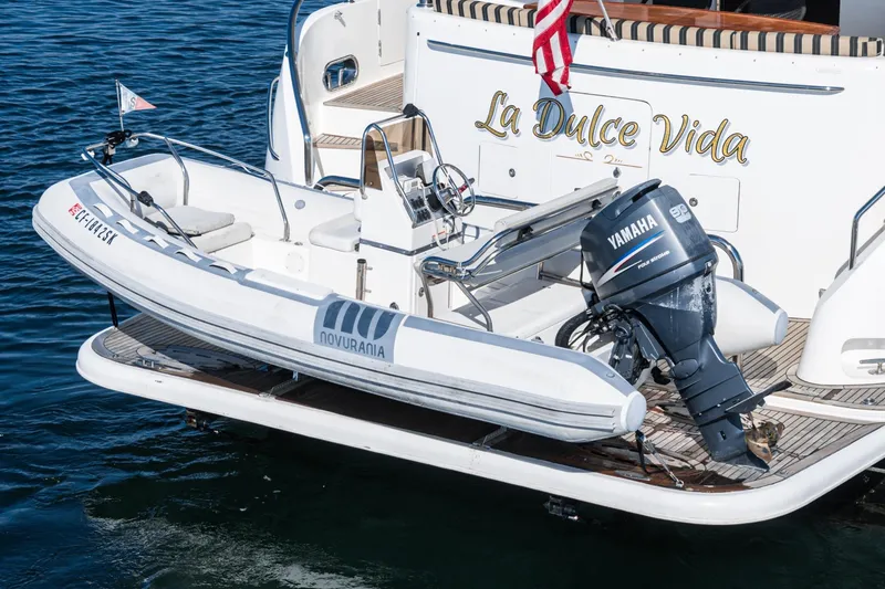 Slide: The Image of 2010 Ocean Alexander Motor Yacht with Novurania tender and Yamaha engine. - 14