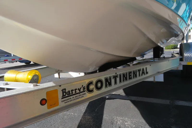 Slide: The Image of 2022 Key West 189 FS boat on Barry's Continental trailer in Sarasota, Florida. - 10