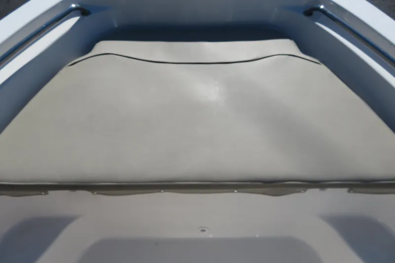 Slide: The Image of Bow seating area of 2022 Key West 189 FS boat with cushioned surface. - 17