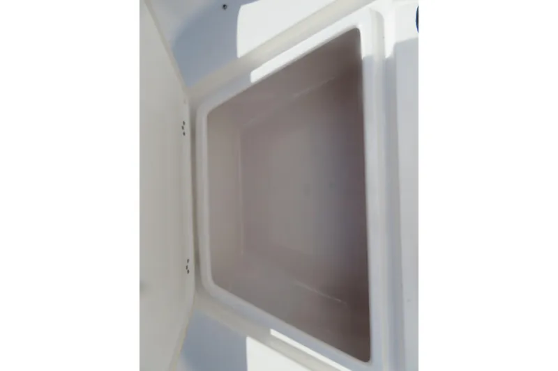 Slide: The Image of Storage compartment of 2022 Key West 189 FS boat, interior view. - 19
