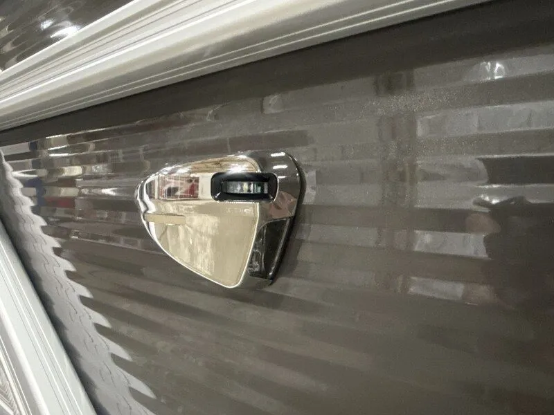 Slide: The Image of Close-up of a Bennington 188SL 2026 door handle. - 28