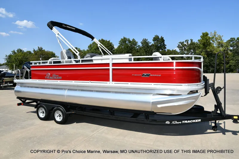 Slide: The Image of Sun Tracker Fishin' Barge 22 DLX w/115HP Pro-XS 4 Stroke 2026 - 75