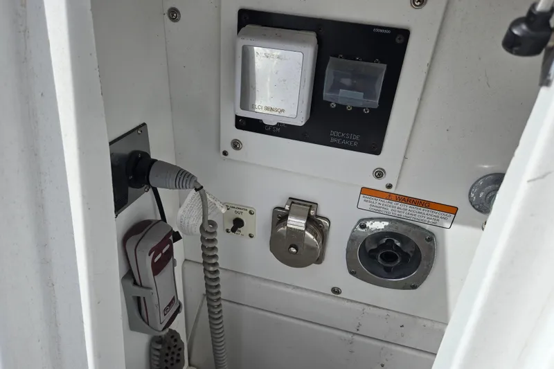 Slide: The Image of 2016 Cruisers Sport Series 45 Cantius swim platform with storage compartments. - 78