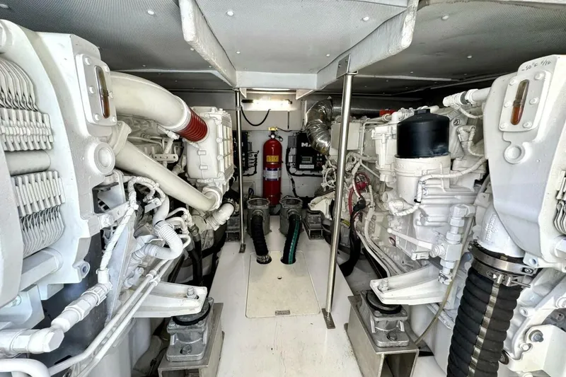 Slide: The Image of 2019 Azimut 55 - Engine Room - 28