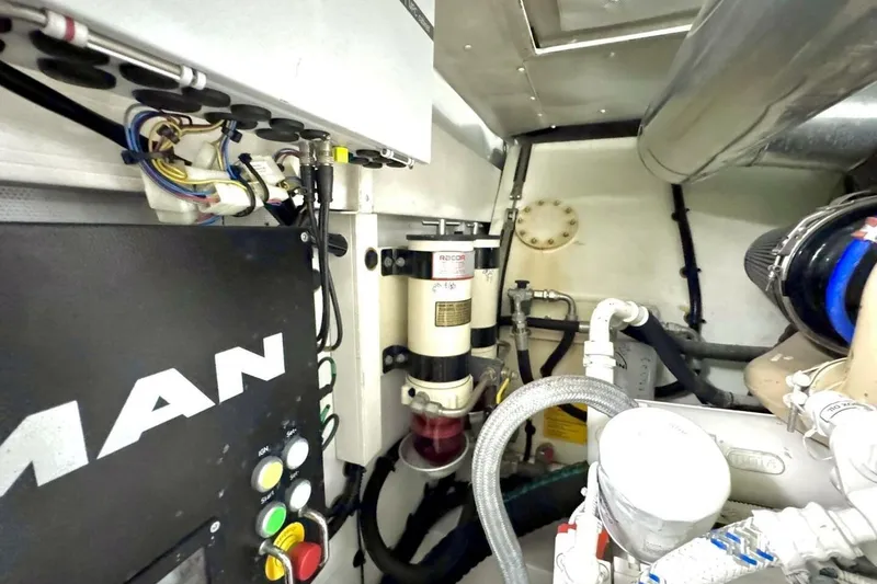 Slide: The Image of 2019 Azimut 55 - Engine Room - 32
