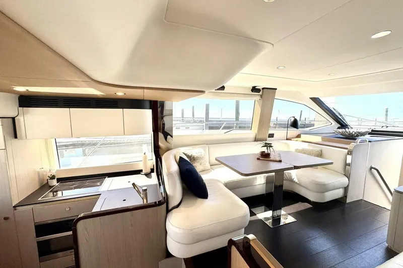 Slide: The Image of 2019 Azimut 55 - Galley/Dinette - 6