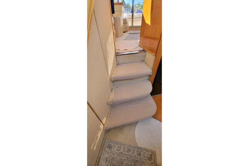 Slide: The Image of Stainless steel sink in 1998 Viking Princess 50 Sport Cruiser yacht kitchen. - 32