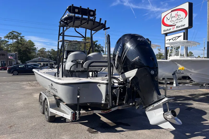 Slide: The Image of 2020 Turner Boatworks 2410 VS with Mercury 400 engine at Marker 17 Marine dealership. - 3