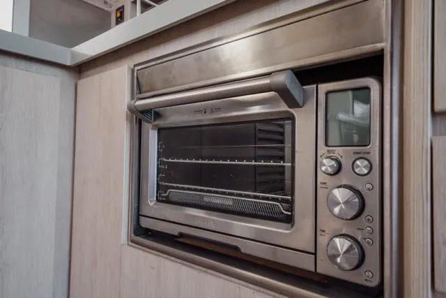 Slide: The Image of Built-in stainless steel oven in 2017 Leopard 51 Powercat yacht kitchen. - 83