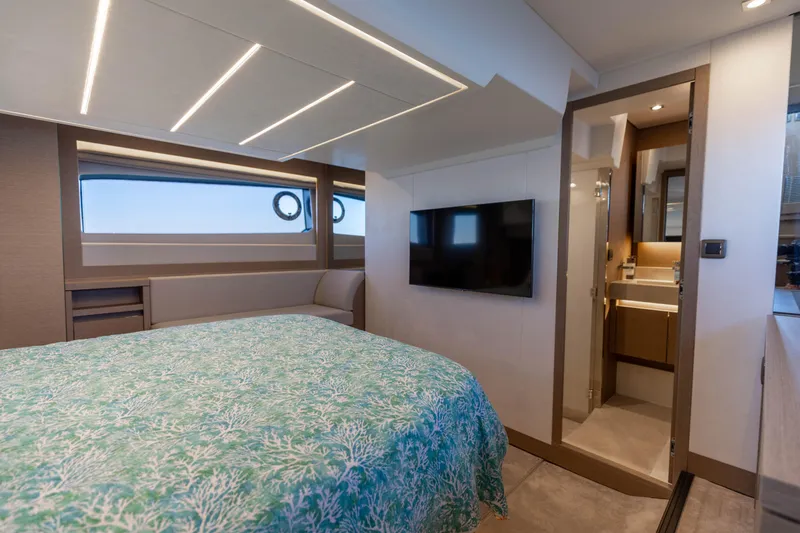Slide: The Image of 2024 Prestige 520 Fly- SS BELLE VIE- Master Stateroom - 20