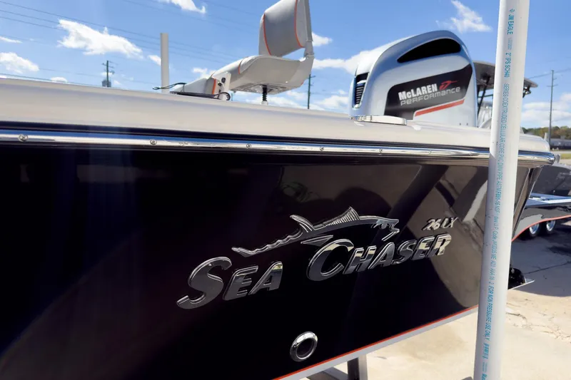 Slide: The Image of 2026 Sea Chaser 26 LX Special Edition boat with McLaren Performance engine. - 45