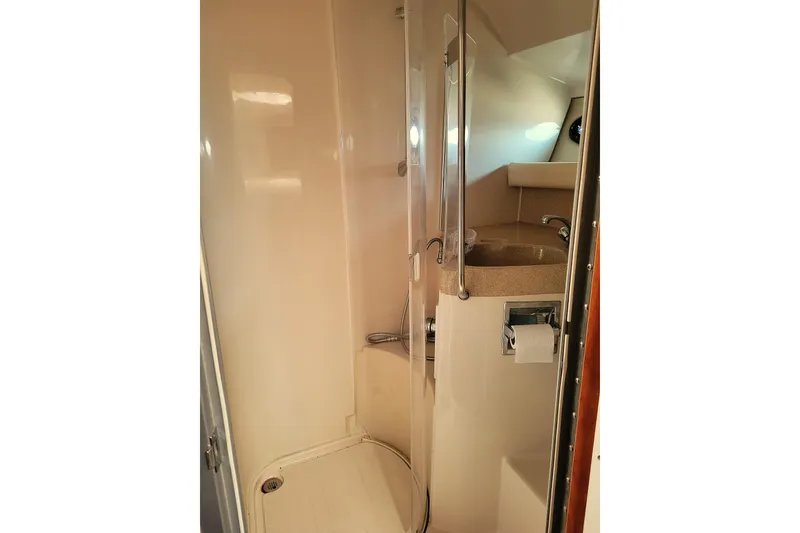 Slide: The Image of Circular Shower Stall with Seat - 27