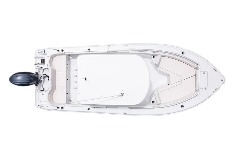 Slide: The Image of Manufacturer Provided Image: Top view of 2026 Sea Hunt Ultra 229 boat, showcasing spacious deck and sleek design. - 8