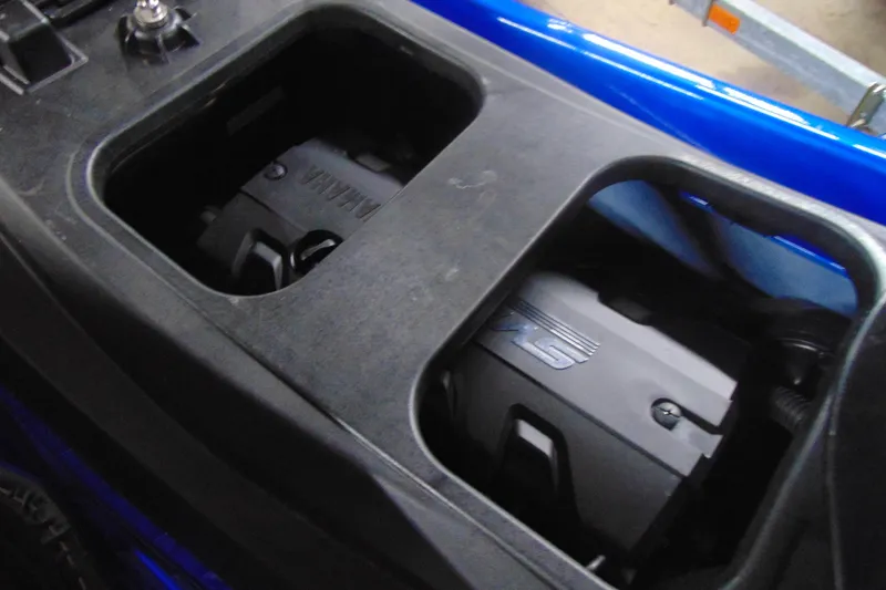 Slide: The Image of 2023 Yamaha WaveRunner GP1800R SVHO engine compartment, showcasing internal components. - 7