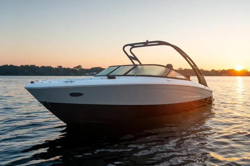 The Image of Manufacturer Provided Image: 2026 Regal LS2 boat on water at sunset. - 0