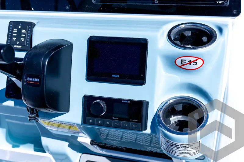Slide: The Image of Control panel of 2026 Tidewater 2110 Bay Max boat with Yamaha equipment. - 57
