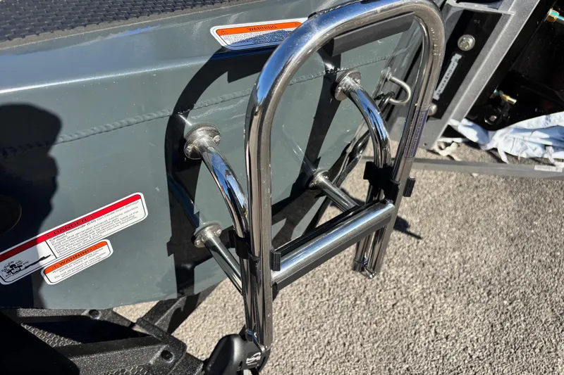 Slide: The Image of BayStar outboard motor steering cylinder on 2026 Ranger RT198P, part HC4645-3, 1000 psi max. - 13